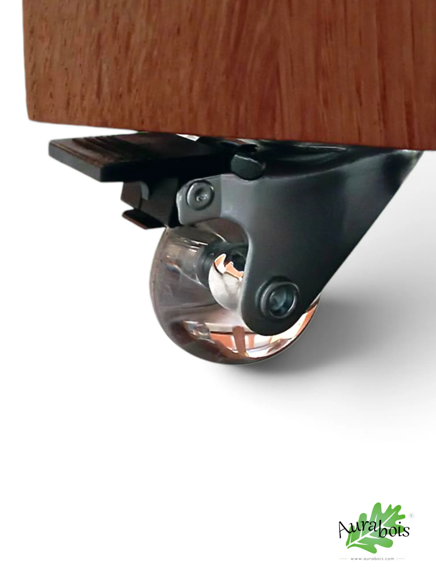 Bout de canapé "Banana" en chêne massif – Rangement vinyle & mini-bar 6 Bout de canapé en chêne massif naturel avec rangement et sculpture de motifs exotiques